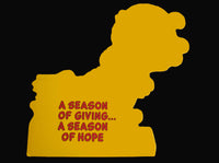 Charlie Brown Big 2 - Sided Wall Decor (Hallmark Store Display) - Near Mint - snoopn4pnuts.com