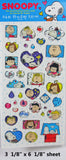 Peanuts Puffy Sparkle Stickers - Great For Scrapbooking!