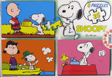 Peanuts Jigsaw Puzzle Set From Spain - RARE! - snoopn4pnuts.com