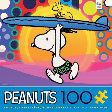 Snoopy Surfer 100 - Piece Jigsaw Puzzle - snoopn4pnuts.com