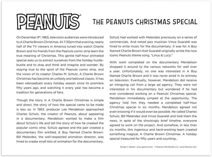 Peanuts Christmas Jigsaw Puzzle - A Charlie Brown Christmas - snoopn4pnuts.com