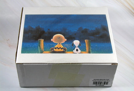 Charlie Brown and Snoopy Wood Jigsaw Puzzle - Sitting On The Dock Of The Bay - snoopn4pnuts.com