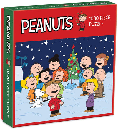 Peanuts Christmas Jigsaw Puzzle - Caroling - snoopn4pnuts.com