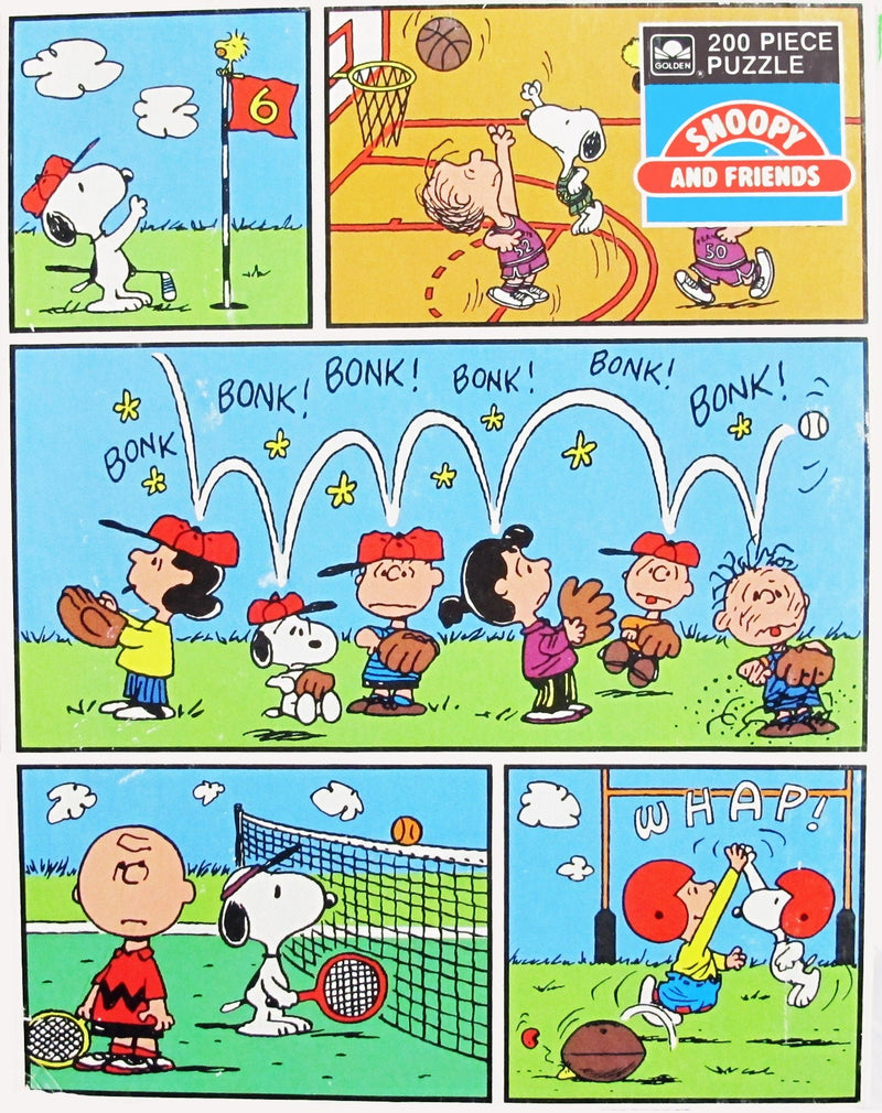 Peanuts Sports Vintage Jigsaw Puzzle | snoopn4pnuts.com