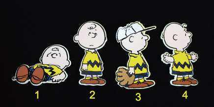 Charlie Brown Baseball Scrapbooking Embellishment - snoopn4pnuts.com