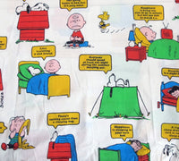 Vintage Peanuts Gang Fitted Sheet - Sleeping Phrases