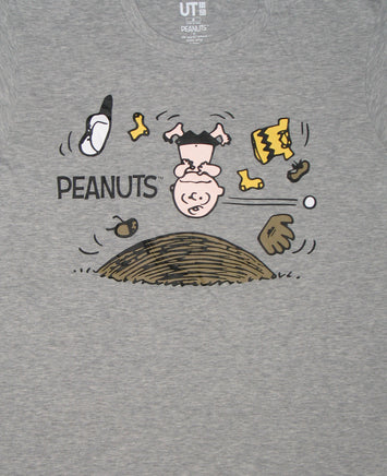 Charlie Brown Baseball Uniqlo T-Shirt (The Peanuts Movie) - snoopn4pnuts.com