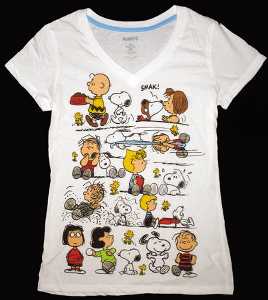 Peanuts Jr. Size V - Neck T-Shirt - snoopn4pnuts.com