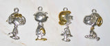 Peanuts Sterling Silver and Gold Plated Charm