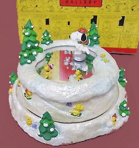 Peanuts Musical and Animated Skating Rink Figurine - It's Nice On The Ice - snoopn4pnuts.com