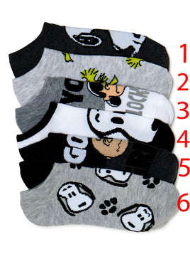 Peanuts Matching No Show Socks - snoopn4pnuts.com