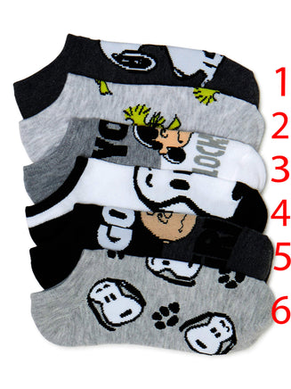 Peanuts Matching No Show Socks - snoopn4pnuts.com