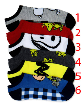 Peanuts Matching No Show Socks - snoopn4pnuts.com