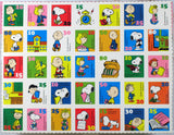 Peanuts Postage Stamp-Style Stickers - RARE!