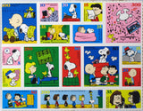 Peanuts Postage Stamp-Style Stickers - RARE!