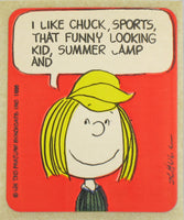 Peanuts Vintage Sticker - Peppermint Patty