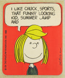 Peanuts Vintage Sticker - Peppermint Patty