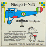 French Air Corps Vintage Sticker - Nieuport-Ni 17