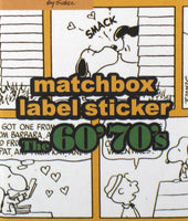 Peanuts Matchbox - Style Set Of Stickers (72 Stickers!) - 1960's and 70's Comic Strip Panels - snoopn4pnuts.com