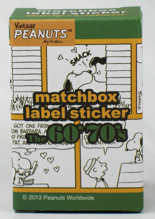 Peanuts Matchbox - Style Set Of Stickers (72 Stickers!) - 1960's and 70's Comic Strip Panels - snoopn4pnuts.com