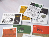 Peanuts Matchbox - Style Set Of Stickers (72 Stickers!) - 1960's and 70's Comic Strip Panels - snoopn4pnuts.com