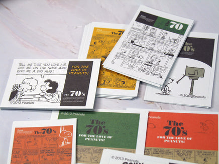 Peanuts Matchbox - Style Set Of Stickers (72 Stickers!) - 1960's and 70's Comic Strip Panels - snoopn4pnuts.com
