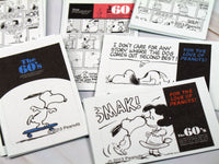 Peanuts Matchbox - Style Set Of Stickers (72 Stickers!) - 1960's and 70's Comic Strip Panels - snoopn4pnuts.com