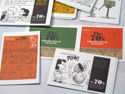 Peanuts Matchbox - Style Set Of Stickers (72 Stickers!) - 1960's and 70's Comic Strip Panels - snoopn4pnuts.com