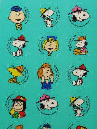Peanuts Mini Circle - Shaped Stickers - snoopn4pnuts.com