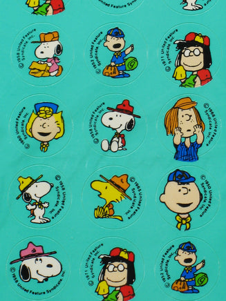 Peanuts Mini Circle - Shaped Stickers - snoopn4pnuts.com