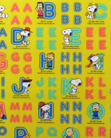 Peanuts Mini Alphabet Stickers (135 stickers!) Great For Scrapbooking - snoopn4pnuts.com