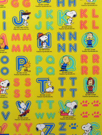 Peanuts Mini Alphabet Stickers (135 stickers!) Great For Scrapbooking - snoopn4pnuts.com