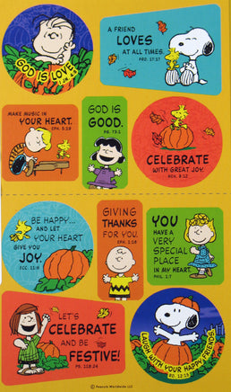 Peanuts Biblical Halloween Sticker Sheets - snoopn4pnuts.com