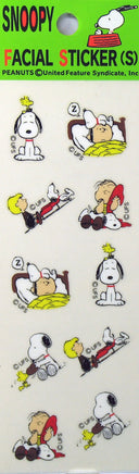 Peanuts Facial Stickers (Just Peel and Stick!) - snoopn4pnuts.com