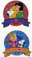 Peanuts Holographic and Metallic Banner Stickers - RARE! - snoopn4pnuts.com