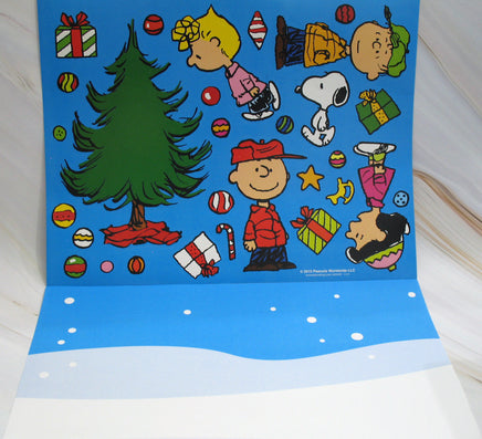 Peanuts Christmas Sticker Scene Set - Great For Scrapbooking Too! - snoopn4pnuts.com