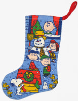 PEANUTS GANG VINTAGE MINI CHRISTMAS STOCKING
