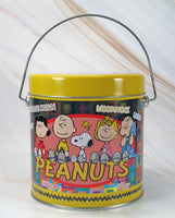 Peanuts Tin Canister With Handle - snoopn4pnuts.com