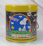 Peanuts Tin Canister With Handle