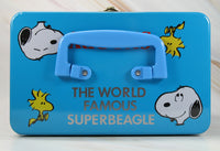 Snoopy Superbeagle Tin Canister With Handle - snoopn4pnuts.com