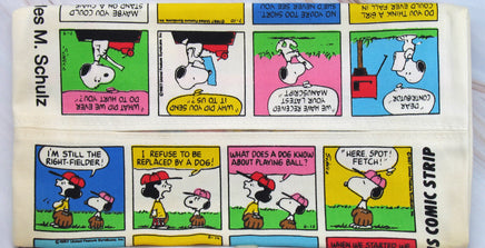 Peanuts Vintage Comic Strips Tissue Box Cover (New But Near Mint) - snoopn4pnuts.com
