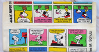 Peanuts Vintage Comic Strips Tissue Box Cover (New But Near Mint) - snoopn4pnuts.com