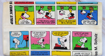 Peanuts Vintage Comic Strips Tissue Box Cover (New But Near Mint) - snoopn4pnuts.com