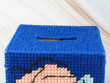 Peanuts Gang Tissue Box Cover (Handcrafted)