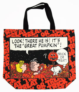 Peanuts Glow - In - The - Dark Halloween Tote Bag - RARE! - snoopn4pnuts.com
