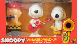 Peanuts Animated Wind - Up Musical Toy Set - Rare! - snoopn4pnuts.com