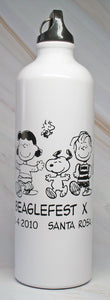 2010 Beaglefest X Metal Water Bottle With Carabiner
