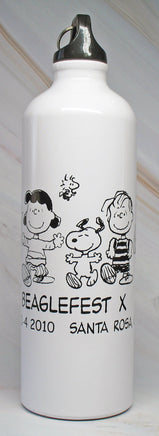 2010 Beaglefest X Metal Water Bottle With Carabiner - snoopn4pnuts.com