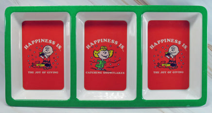 Peanuts Divided Melamine Tray - Happiness Is...  On Sale!