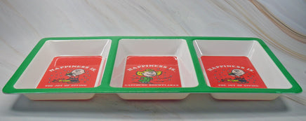 Peanuts Divided Melamine Tray - Happiness Is... ON SALE! - snoopn4pnuts.com